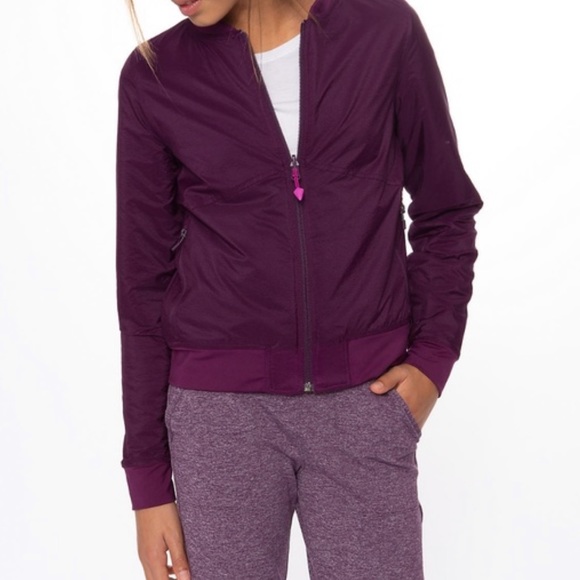 Ivivva🍦Wherever You Go Bomber Jacket sz 14 girls
